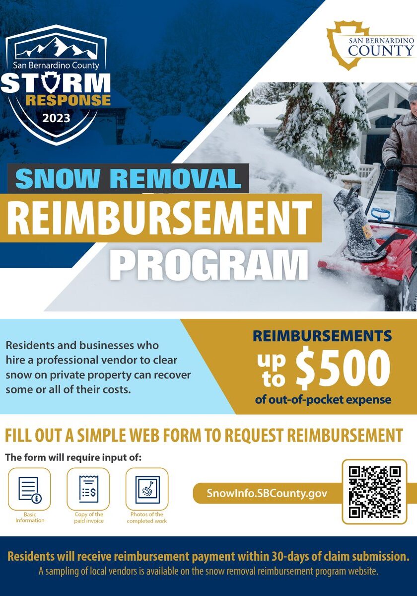 Sb County Snow Removal Reimbursement